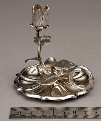 Antique Silver Chamberstick -Joseph Angell